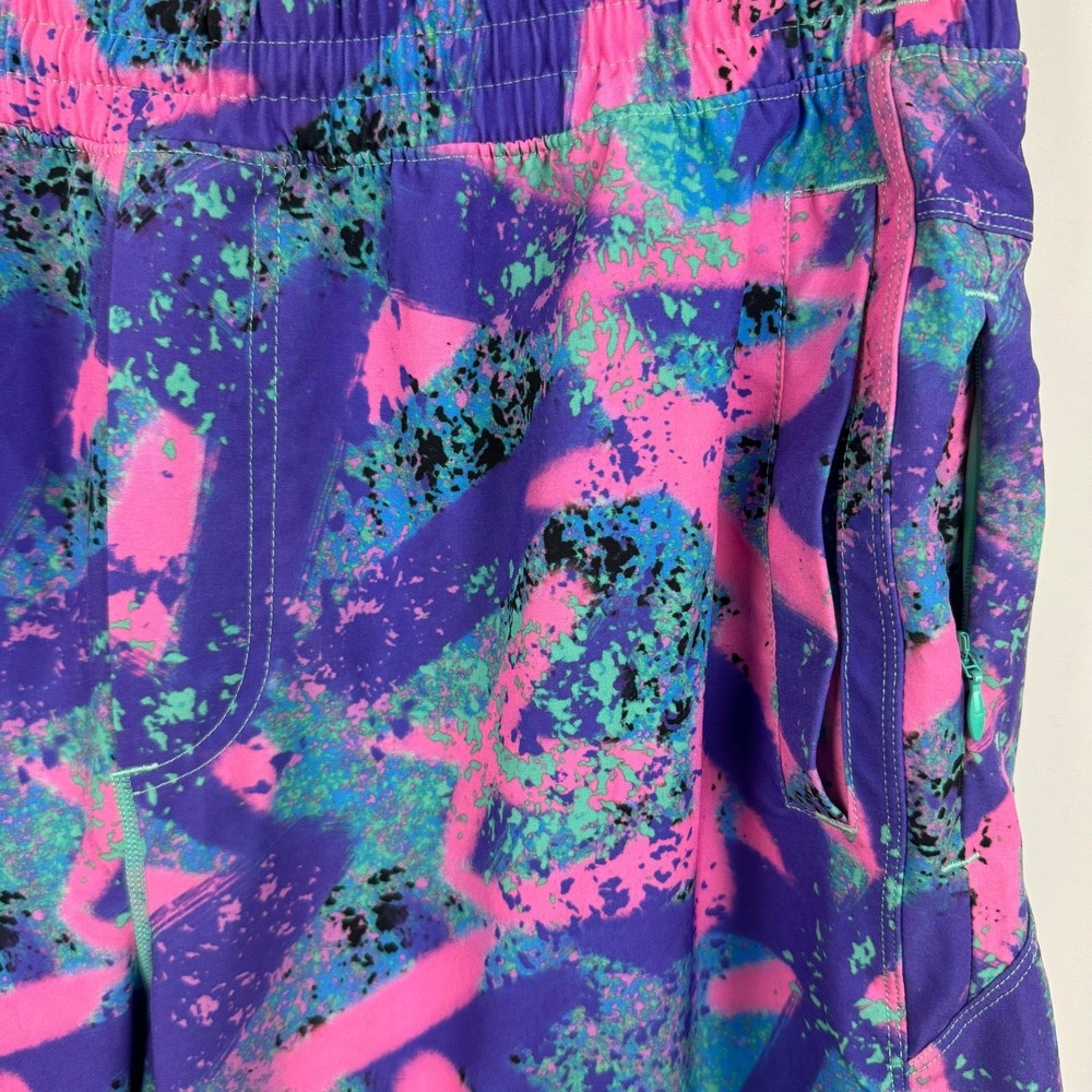 Birddogs Men's XL Shorts Long Boomstick Purple Pink Athletic Stretch Lined - Picture 4 of 8